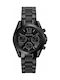 Michael Kors Mini Bradshaw Uhr Chronograph mit Schwarz Metallarmband