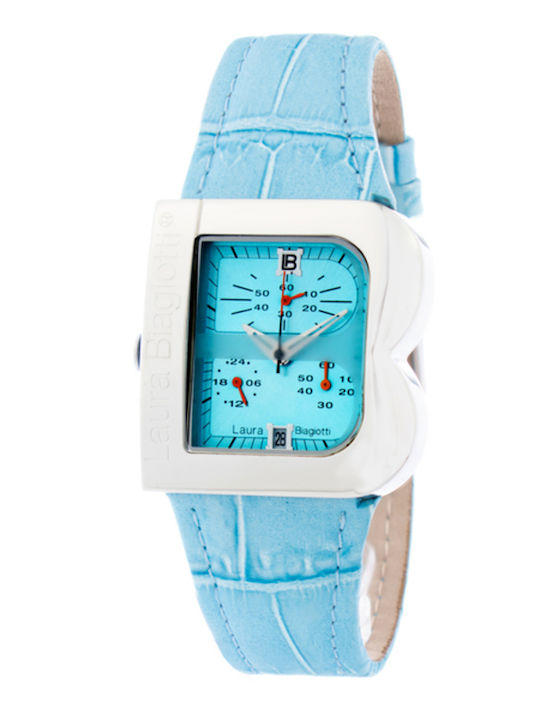 Laura Biagiotti Women's Watch with Blue Leather...