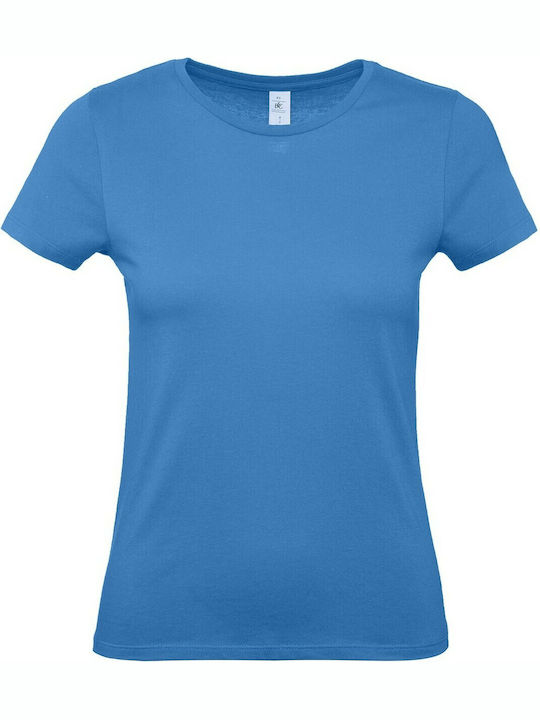 B&C E150 Tricou Promoțional de Damă Azure