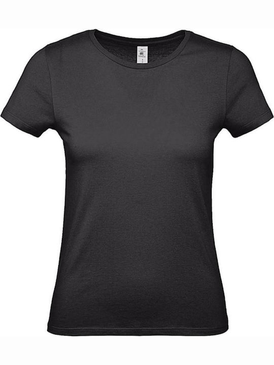 B&C E150 Tricou Promoțional de Damă Urban Black
