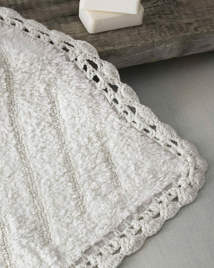 Rythmos Bath Mat Cotton Emperor 120-110-1798 White 60x90cm