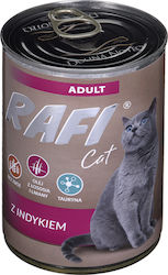 Dolina Noteci Rafi Adult Wet Food for Adult Cats In Can with Turkey 1pc 400gr