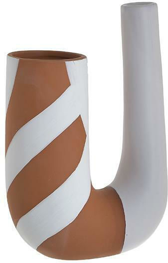 Inart Decorative Vase Terracotta Multicolour 15x7x20cm