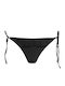 Apple Boxer Bikini Slip with Ties Black