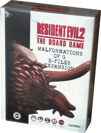 Game Expansion Resident Evil 2: The Board Game - Malformations of G B-Files (Exp) (EN) Steamforged Games