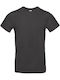 B&C E190 Ανδρικό Διαφημιστικό T-shirt Κοντομάνικο Used Black