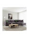 Romantischer Ecksofa Mit Linke Ecke Anthrazit Mit Farbauswahl 290x235x95cm