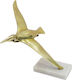 Inart Decorative Bird made of Metal 22x31x32cm 1pcs