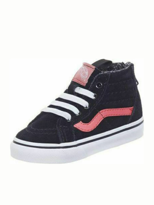 Vans Sk8 Hi Zip Kids Sneakers Black