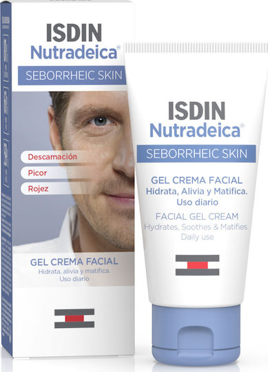Isdin Nutradeica Light Ενυδατικό & Ρυθμιστικό Κρέμα-Gel Προσώπου κατά των Ατελειών με Νιασιναμίδη 50ml