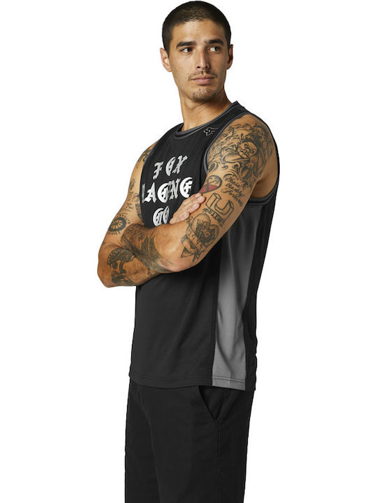 Fox Bluza Tricou Cu Mânecă Scurtă Neagră