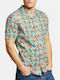 SHIRT COLOURS+SONS FLAMINGO-PRINT COLIN