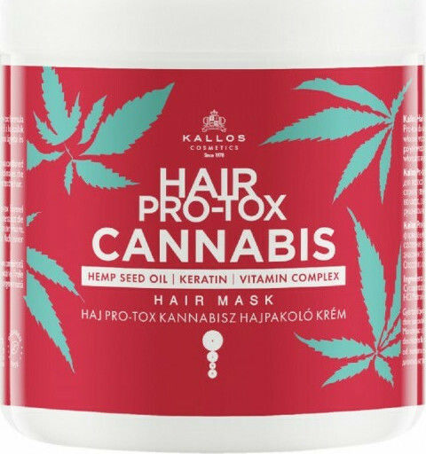 Kallos Pro-tox Cannabis Μάσκα Μαλλιών για Ενυδάτωση με Κάνναβη & Κερατίνη 500ml