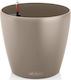 Lechuza Classico Color 35 Flower Pot Self-Watering 35x33cm in Brown Color 13225