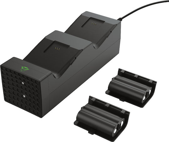 Trust GXT 250 Βάση Φόρτισης για 2 χειριστήρια Xbox Series X/S Μαύρη 24177