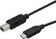 StarTech USB 2.0 Cable USB Type-C Male to USB-B Black 3m