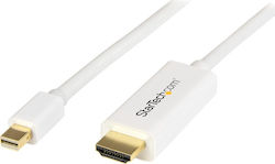 StarTech Cable mini DisplayPort male - HDMI male 2m Λευκό (MDP2HDMM2MW)