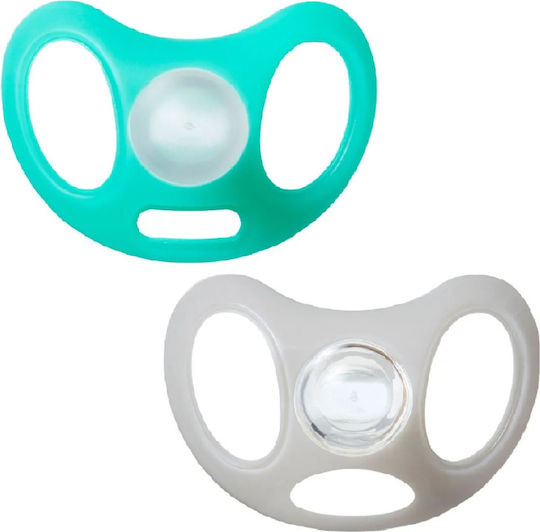 Tommee Tippee Closer To Nature Ορθοδοντικές Πιπίλες Σιλικόνης Blue / Gray για 0-6 μηνών 2τμχ