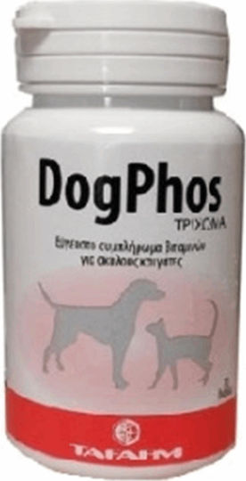 Tafarm Dog Phos Dietary Supplement for Dogs in Tablets 70 tabs for Skin & Hair