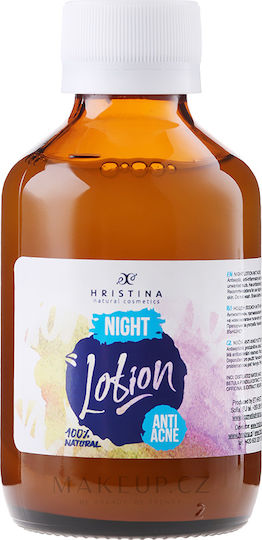 Hristina Cosmetics Night Facial Cleansing Lotion for Oil Control and Against Imperfections 150ml