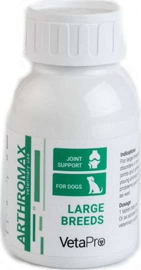 Vetapro Arthromax Large Breeds Dog Multivitamins Tablets 100 Tabs for Joints