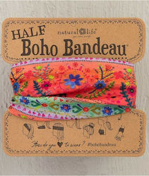 Natural Life Panglică pentru Păr Boho Bandeau Multicoloră 1buc