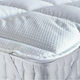 FiberTex Mattress Topper Micro 3D Aloe Vera Super Double Hollowfiber Infused with Aloe & Elastic Straps 160x200cm