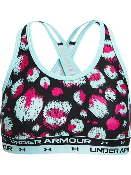 Under Armour Crossback Printed Kinder Bustier Schwarz 1Stück