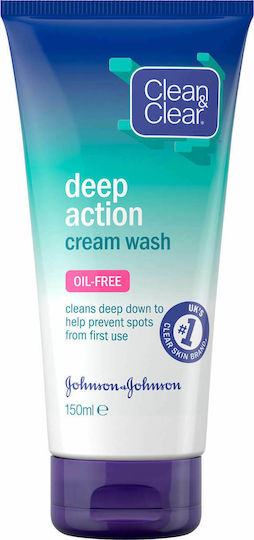 Clean & Clear Deep Action Gel Facial Cleanser Against Imperfections 150ml