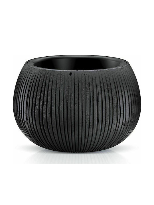 Iliadis Beton Bowl Pot Black 24x24x16cm 268873