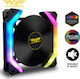 Armaggeddon TX SPY-14 Case Fan 140mm (1100rpm / 31.34cfm) with ARGB Lighting and 6-Pin Connection