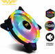 Armaggeddon iCORE DL-14 Case Fan 140mm 1100rpm 45.26cfm with ARGB Lighting and 6-Pin Connection