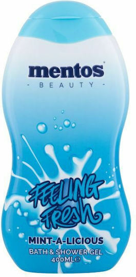 Corsair Toiletries Детски Душ Гел Mentos Feeling Fresh с Мента в Гелова Форма 400ml