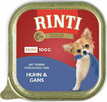 Rinti Gold Wet Dog Food Tray with Chicken 1 x 100gr FD-