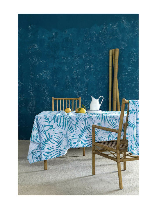 Nima Tablecloth Cotton Feral Blue 150x250cm 26419