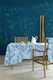 Nima Tablecloth Cotton Feral Blue 150x250cm 26419