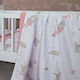 Nima Blanket Cot Bunny Love Cotton Pink 100x140cm. 25923