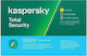 Kaspersky Total Security pentru 1 dispozitiv și 2 ani de utilizare