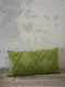 Nima Sofa Cushion Amadeo from 100% Cotton Green 30x60cm. 25848