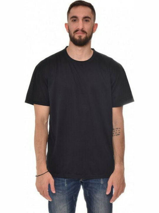 Stedman Cotton Touch Ανδρικό Διαφημιστικό T-shirt Κοντομάνικο Black Opal