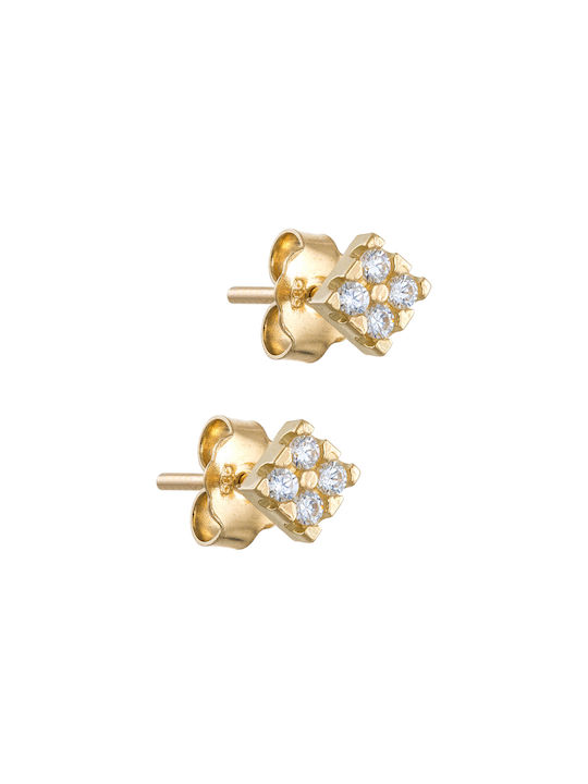 Earring Gold 14K Square It