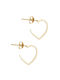 Earring Gold 14K I Heart You