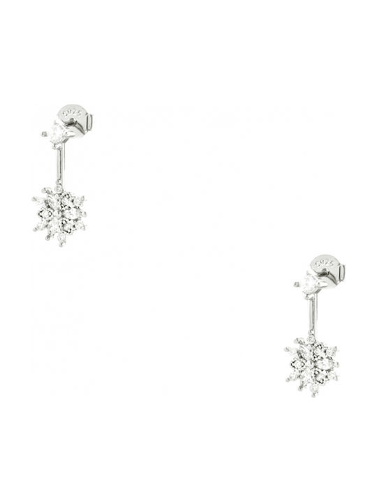 Loisir Festive Earrings Dangling made of Silver with Stones