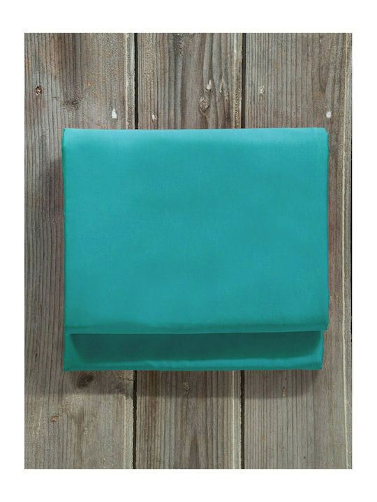 Nima Σεντόνι Μονό 160x260εκ. Unicolors Emerald