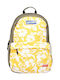 Superdry Cali Print Montana Stoff Rucksack Gelb 21Es