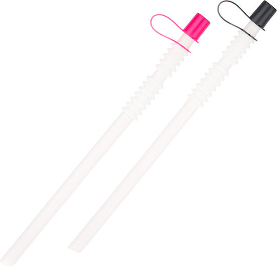 Canpol Babies Plastic Baby Replacement Straw for 12+ months 2pcs Transparent