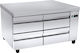 Niki Inox Werkbank-Kühlschrank ohne Kompressor H64xB105xT60cm