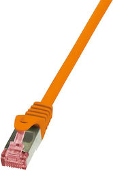 LogiLink CQ2038S S/FTP Кат.6 Мрежов Кабел Ethernet 1м Оранжев