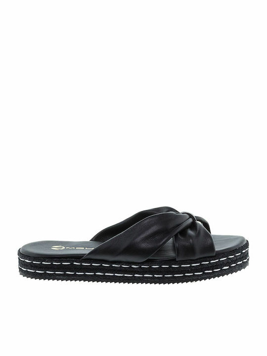 Mourtzi Δερμάτινα Γυναικεία Σανδάλια Flatforms ...