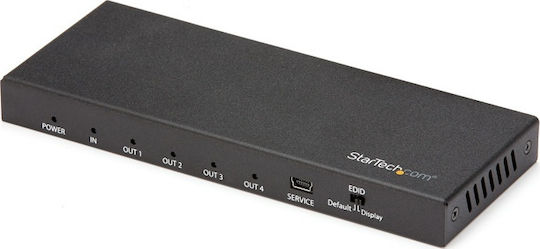 StarTech 4K 4-Port Video/Audio HDMI Splitter ST124HD202